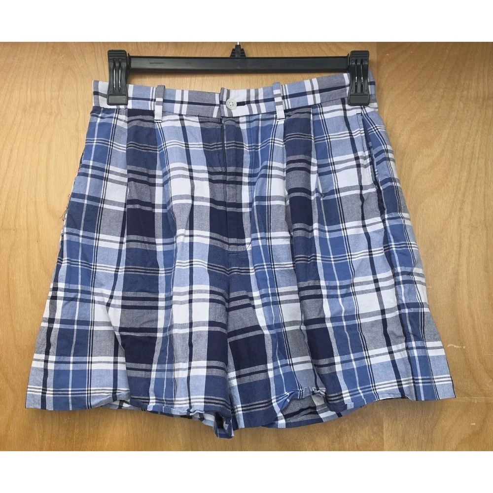 Polo Ralph Lauren Kids‎ 6 Blue Plaid Chino Shorts Outdoor 100% Cotton Summer